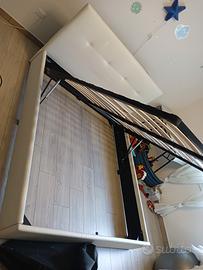 struttura letto contenitore matrimoniale 