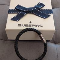 Bracciale in pelle intrecciata da uomo Bluespirit 