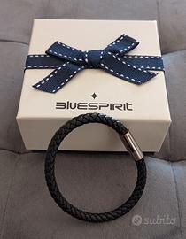 Bracciale in pelle intrecciata da uomo Bluespirit 