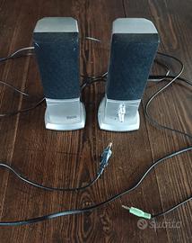 Casse audio Vivanco argento e nero