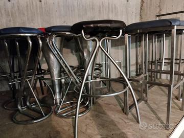 Sgabelli alti seduta in ecopelle