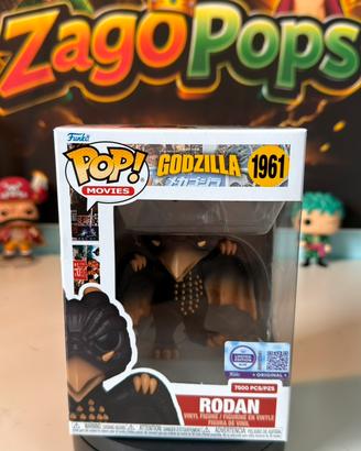 Rodan 1961 ELITE LE 7500 pcsGodzilla Funko Pop