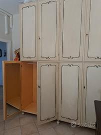 Armadio per camera da letto a sei ante