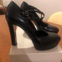 scarpe décolleté con plateau Couture