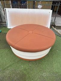 Pouf d' arredo 4 posti stile Vintage