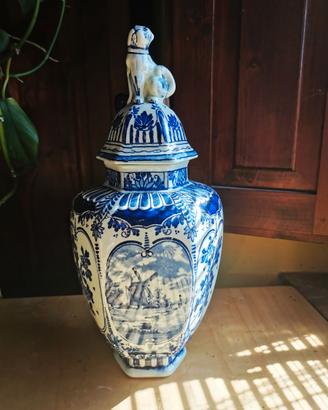 Vaso ceramica Delft royal sphinx
