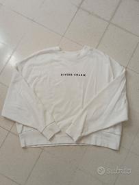 felpa Bershka XS baggy da donna Divine Charm