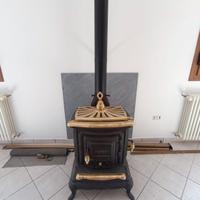 stufa a legna in ghisa