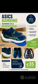 👟 ASICS bambino numero 34,5 – Anti pronazione