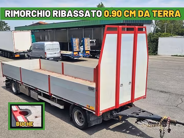 Rimorchio Cardi RIBASSATO pianale