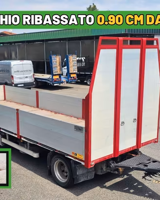 Rimorchio Cardi RIBASSATO pianale