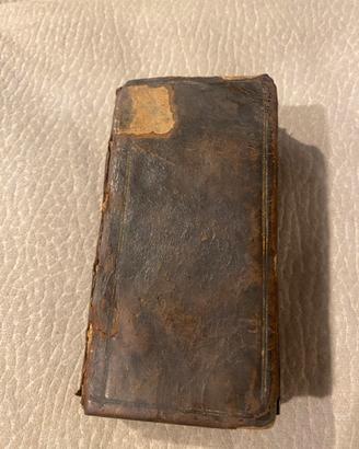 libro antico originale del XVII secolo (anno 1666)