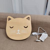 Lampada applique gatto per cameretta bambine/i