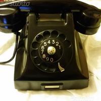 Telefono bachelite nero vintage