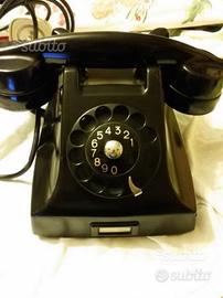 Telefono bachelite nero vintage