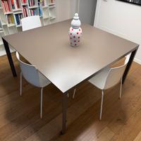 TAVOLO ETTORE PIANCA mod. SOFFIO 140X140 Allungabi