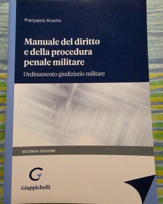Manuale del diritto e della procedura penale mil.