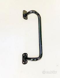 MANIGLIONE TIRARE, SPOSTATO, ACCIAIO NERO, mm.200