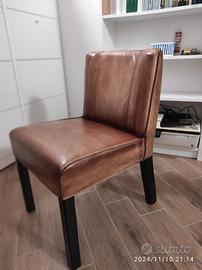 sedia pelle bufalo