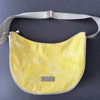 Borsa Borbonese a tracolla luna bag media giallo