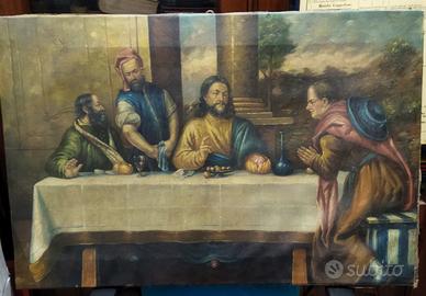Antico dipinto su tela.