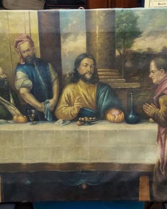 Antico dipinto su tela.