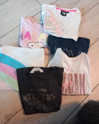 abbigliamento vario estivo e invernale bimba 8/10 