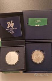 monete euro Cortina argento oncia