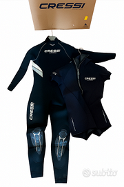 Cressi Castoro Man 5mm muta suba + giacca shell