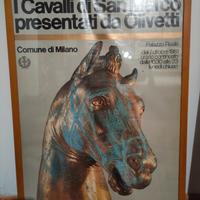 Manifesto I cavalli di San Marco Olivetti