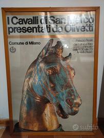 Manifesto I cavalli di San Marco Olivetti