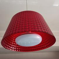 lampadario della guzzino rosso 