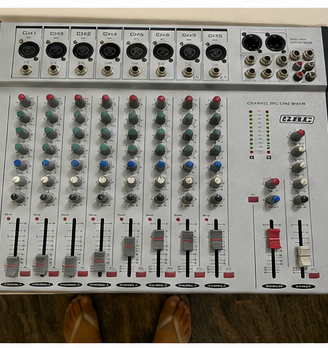 Mixer Audio Professionale GBC 8 Canali con Echo