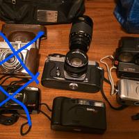 Fotocamere vintage da collezione