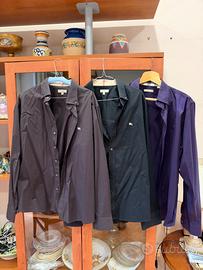 3 camicie Burberry uomo XL – lotto completo
