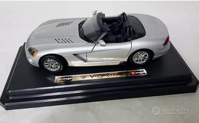 MODELLO AUTO DODGE VIPER SRT/10 GREY CABRIO BURAGO