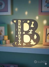 🌟 Lampade Personalizzate in Legno