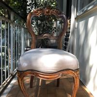 Sedia antica in stile Luigi XV