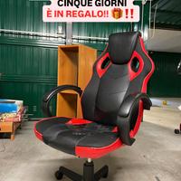 Sedia gaming rossa