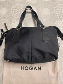 Borsa Donna Hogan in nylon e pelle colore nero