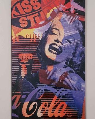 Quadro Marylin Monroe pop art alta qualità colori