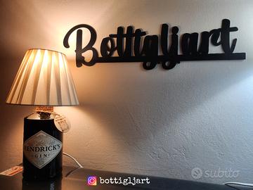 Lampada bottiglia Gin Hendrik's 