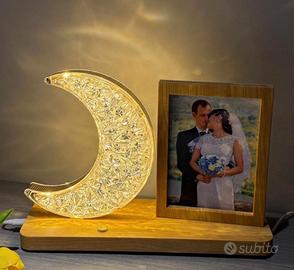 Lampada con cornice portafoto