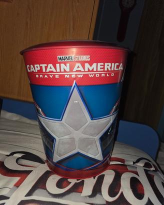 Secchiello Popcorn Captain America Brave New World