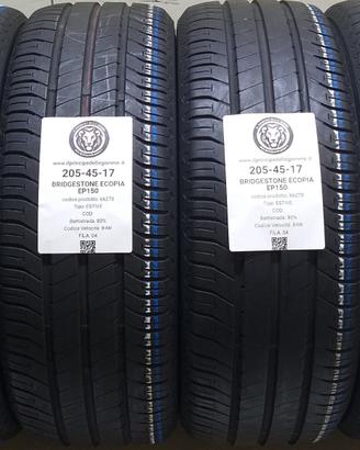 4 GOMME 205 45 17 BRIDGESTONE A66278