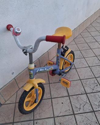 Bici con rotelline
