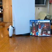 Playstaion 5 condizioni perfette, con 4 giochi