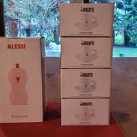 Moka Alessi Pulcina+ 4 tazze Bialetti