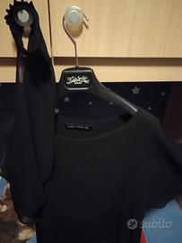 camicia nera donna zara