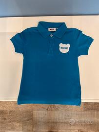 Polo Moschino blu-8 anni